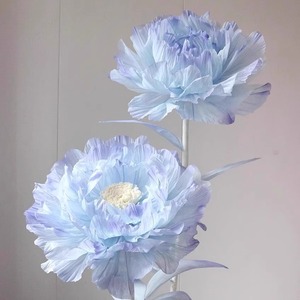 Giant Organza Peony <b>Artificial</b> <b>Flower</b> Oversized Waterproof Standing Peony for Wedding Window <b>Display</b> Event Decor Wholesale - Product Image 3