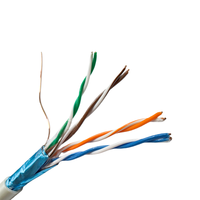 Cable de Red Ethernet Cat5e FTP 100% Probado en Fábrica, Cable RJ45 con Conductor de Cobre Puro de 26AWG, 0.5m, Paquete de 5