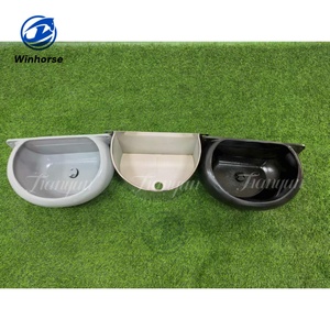 Mangeoire pour chevaux en aluminium anti-corrosion, bol <span class=keywords><strong>d</strong></span>'alimentation pivotant rotatif, durable pour les boxes, les écoles <span class=keywords><strong>d</strong></span>'<span class=keywords><strong>équitation</strong></span> et les granges privées - Product Image 6