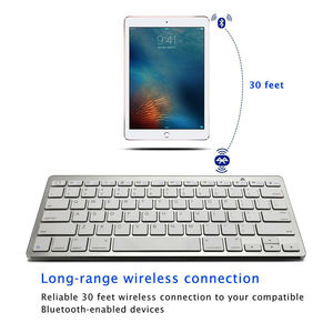 คีย์บอร์ดไร้สายบลูทูธ Super Slim 78 Mini Keyboard พกพาสะดวกและน้ำหนักเบาสำหรับใช้ในบ้านและสำนักงาน - Product Image 4