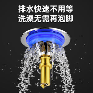 ท่อระบายน้ำพื้นห้องน้ำสแตนเลสแบบป๊อปอัพ ขนาด 5.5 นิ้ว รูปทรงสี่เหลี่ยมผืนผ้า ป้องกันกลิ่นย้อนกลับ พร้อมจุกเกลียวอเนกประสงค์ - Product Image 2