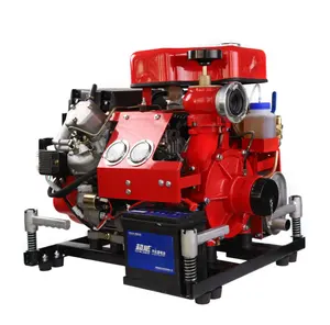 优质消防船设备25hp柴油发动机便携式海水消防离心泵
