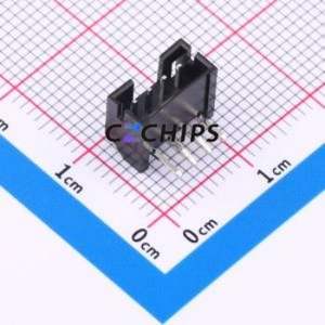 HC-PH-4AWD-B-K-10 Wire-to-Board Pin Header Bent Lead Through Hole,P=2mm Connector 1x4P 2mm Right Angle Insert PH - Product Image 1