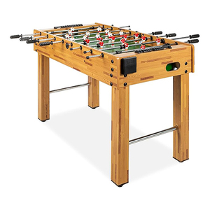 Mesa de Futbolín de Competición de 48 Pulgadas, MDF+Metal, 2 Bolas, 2 Portavasos, para Sala de Juegos, Venta al Por Mayor, la Mejor Opción de <span class=keywords><strong>Topsports</strong></span> - Product Image 2