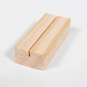 Support photo moderne en bois de hêtre, porte-cartes de menu en bois naturel - Product Image 2