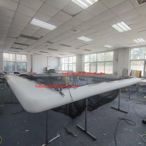 Piattaforma per piscina galleggiante gonfiabile su misura nuova piattaforma per piscina galleggiante con punto a goccia di <span class=keywords><strong>mare</strong></span> oceano - Product Image 3