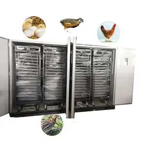 Precio de promoción Incubadora automática de 4 carritos para incubar 22528 huevos de gallina