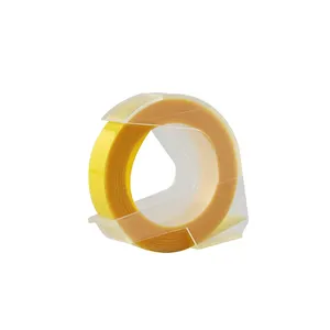 Tapes compatible for dymo 1610 1540 factory price dymo 3d plastic embossing label tape Medicine Adhesive Sticker