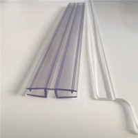 Charnière vivante en plastique transparent de coextrusion pour panneau de 5mm transparent