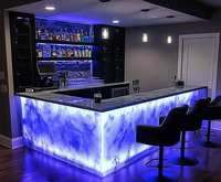 Meubles de bar personnalisés, nouveau design, restaurant, salon, club de nuit, pub, comptoir de bar de restaurant moderne