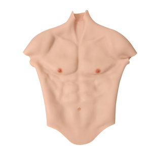 Muscles abdominaux en silicone réalistes pour cosplay, poitrine en silicone réaliste, muscles <span class=keywords><strong>faux</strong></span> doux, combinaison abdominale, veste de poitrine pour <span class=keywords><strong>homme</strong></span> - Product Image 2