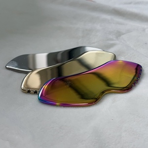Outil de lifting anti-âge pour le <span class=keywords><strong>visage</strong></span>, plaque de grattage Guasha moderne, fitness facial DIY, contouring haute performance, acier inoxydable 304 - Product Image 4
