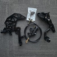 Protection de frein arrière double étrier Ultra Bee, montage gauche, en aluminium CNC 7075 pour moto Surron LBX Talaria haute performance