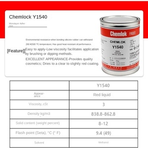 Chemlock Y-1540 Akrilik Yapışması Zor Malzeme İşleme Maddesi, TPV/Plastik/Vulkanize Kauçuk Güçlendirilmiş Yapıştırma için - Product Image 3