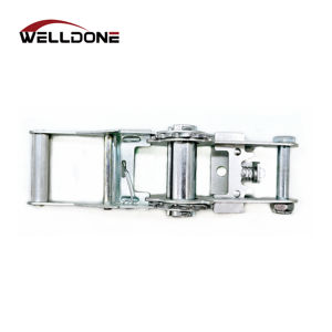 2 Inch 50mm 3T/4T/5T 5000KG Aluminium Straight Short Narrow Handle Ratchet Buckle for Lashing Strap - Product Image 5