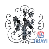 Venta al por mayor de paneles de roseta decorativos de hierro baratos, modelado 3D, marco de acero galvanizado, colores personalizados para puertas de escaleras, esgrima