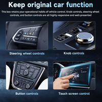 Adaptador Multimedia Inteligente con CarPlay y Android Auto, Compatible con Tarjeta TF, Navegación y Bluetooth para Autos Originales