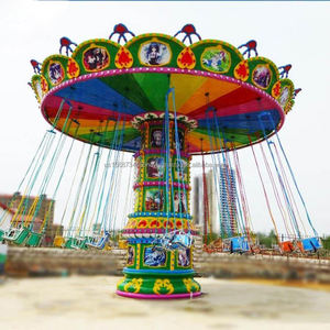 Chaise volante portable d'extérieur pour parc d'attractions avec construction en fibre de verre et acier pour usage commercial - Product Image 3