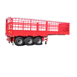 Venta caliente Transporte <span class=keywords><strong>de</strong></span> carga utilitario 40ft 60 Ton 3 Axle Fence Dropside Semi Trailer Precio <span class=keywords><strong>de</strong></span> fábrica - Product Image 1