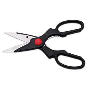 <b>Kitchen</b> <b>Scissors</b> Stainless Steel Black Straight Head Multi Functional For Home Use - Product Image 2