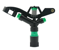 Arroseurs rotatifs en plastique à 360 degrés avec filetage mâle de 1/2 pouce et bras d'impact pour l'irrigation agricole, faciles à installer