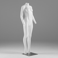 Support de présentation de mannequin invisible détachable en blanc mat 3D pour les magasins de vêtements pour hommes et femmes