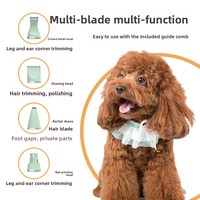 Kit de toilettage professionnel 4-en-1 sans fil pour animaux de compagnie : tondeuse à poils, rasoir, lime à ongles et coupe-griffes pour chiens et chats