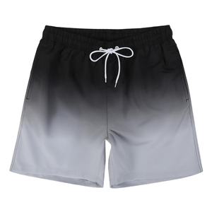 Short de bain pour homme avec logo personnalisé 3D, échantillon gratuit, dégradé, séchage rapide, doublure en mesh avec poches - Product Image 1