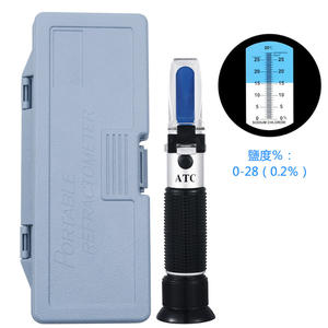 Hand refrakto meter Salino meter Salz konzentration messgerät 0-28% Salzgehalt Refrakto meter Salz hydro meter - Product Image 1