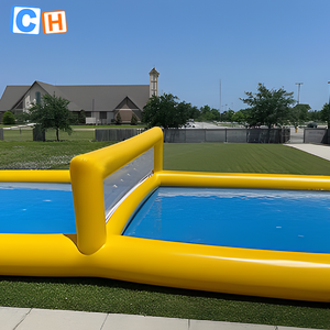 Campo de voleibol <span class=keywords><strong>inflable</strong></span> hermético comercial <span class=keywords><strong>piscina</strong></span> PVC cancha de voleibol acuático <span class=keywords><strong>inflable</strong></span> <span class=keywords><strong>para</strong></span> <span class=keywords><strong>juegos</strong></span> deportivos de agua - Product Image 2