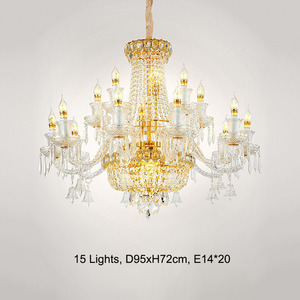 Aolier Lustres Modernes En Cristal Pour Les Mariages Tables Hôtel Salon Maria Theresa <span class=keywords><strong>Swarovski</strong></span> Lustres En Cristal - Product Image 5