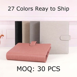 Yihe Meilleure Vente Classeur <span class=keywords><strong>de</strong></span> Budget A5 Agenda <span class=keywords><strong>en</strong></span> Cuir Saffiano Epi 35 MM avec 6 Anneaux Dorés, 27 Couleurs, Papier Rechargeable à Feuillets Mobiles, Classement Par le Dessus - Product Image 2