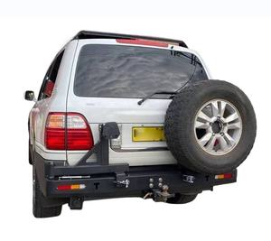 طقم هيكل QK لـ LX470 LC100 من الفولاذ المصد الخلفي لقواطع إضاءة الضباب الترباس بضمان لمدة عام جديد - Product Image 3