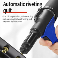 6312 Luo Ge Outil pneumatique entièrement automatique Pistolet à écrou à rivet en acier inoxydable léger avec mère de traction hexagonale pour la fixation