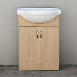 Mueble <span class=keywords><strong>de</strong></span> <span class=keywords><strong>Baño</strong></span> Moderno <span class=keywords><strong>con</strong></span> <span class=keywords><strong>Lavabo</strong></span> <span class=keywords><strong>de</strong></span> Cerámica y Gabinete <span class=keywords><strong>de</strong></span> PVC <span class=keywords><strong>de</strong></span> 18 mm - Product Image 5