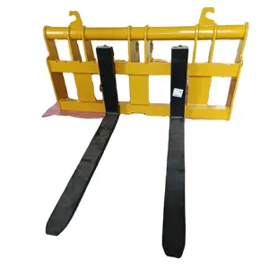 Cargador de ruedas Horquillas de paleta de tractor compacto de alta calidad Horquilla de paleta para cargador de ruedas 5T