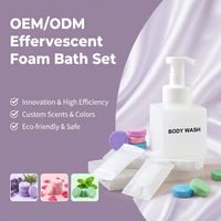 Nettoyant Visage Effervescent Auto-Moussant Instantané pour un Nettoyage en Profondeur des Pores, Lavant Facial Moussant aux Acides Aminés, Marque Privée OEM
