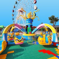 Manège Octopus Électrique pour Enfants, Attractions de Fête Foraine, Octopus Emotionnel à Vendre