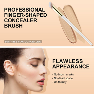 Nuevo Pincel <span class=keywords><strong>Corrector</strong></span> Angulado YD 2026 con Mango Blanco para Maquillaje, Pincel para Ojos, <span class=keywords><strong>Corrector</strong></span> para <span class=keywords><strong>Ojeras</strong></span> - Product Image 5