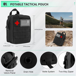 Outdoor Camping <b>Survival</b> <b>Kit</b> 20x15x10cm Compact Multi-functional Emergency Tool Set For Wilderness Adventure - Product Image 2