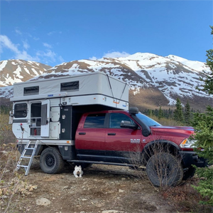 Onlywe 16ft gấp nhỏ util Trailer offroad Pick up Slide Trọng lượng nhẹ pop-up xe tải Camper cứng bên trượt trên cắm trại với nhà vệ sinh - Product Image 1