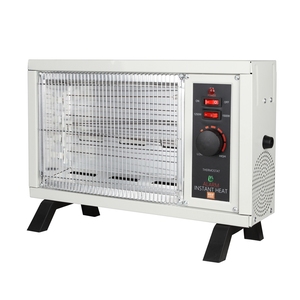 Chauffage radiant infrarouge Konwin BY1201, thermostat électrique réglable, chauffage d'appoint portable, chauffage au quartz d'intérieur avec poignée - Product Image 3