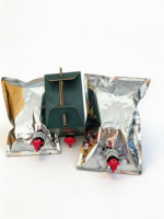 Sachets autoportants en PE de qualité alimentaire sans BPA, thermosoudés avec valve, pour boissons gazeuses et autres boissons