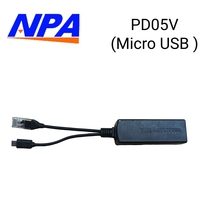 Divisor PoE 5V 2A 10W, Entrada DC44-57V, IEEE802.3af/at 10/100Mbps, Salida Micro USB/Tipo-C, QoS, Apilable, para Cámaras IP, CCTV, Redes