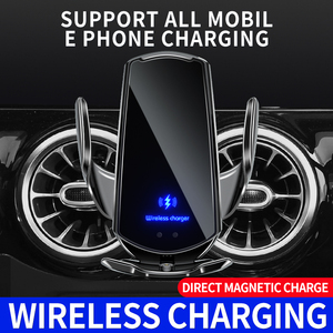 Dropshipping Products Chargement magnétique Soporte Para Celular Auto 15w Wireless Car Charger Mount Auto-sensing Car Phone Holder - Product Image 3