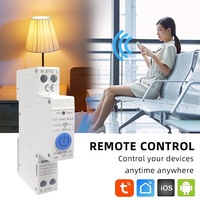 Interrupteur intelligent Zigbee de haute qualité, détection de fuite de tension, données de puissance, relais temporisé industriel mobile MCB
