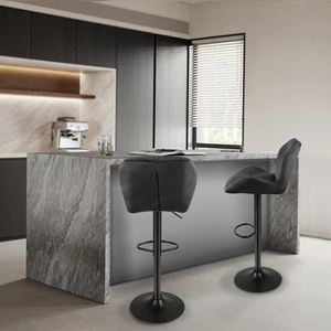 Colores personalizados, gran oferta, silla de <span class=keywords><strong>Bar</strong></span> de taburete alto ajustable en altura impermeable ecológica con barras de reposapiés, silla de herramientas - Product Image 4