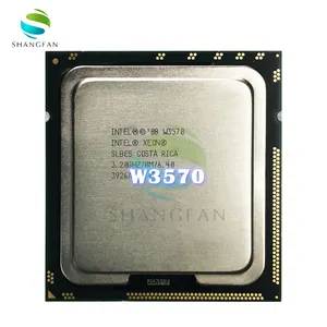 Для Intel Xeon W3570 3,2 ГГц четырехъядерный восьмипоточный ЦПУ процессор 8 Мб 130 Вт LGA 1366