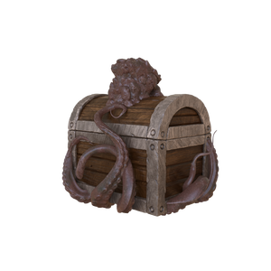Boîte à dés de coffre au trésor Cthulhu recouverte de tentacules thalassophobie démoniaque en résine de haute qualité fabriquée à la main au design personnalisé - Product Image 3
