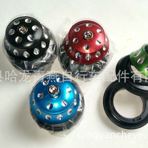 Aluminum Alloy Bicycle <b>Headset</b> <b>Spacer</b> 44mm Teardrop Design Lightweight Front Fork Accessory Black Red Blue Green - Product Image 2